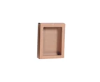 50PCS Kraft Paper Packing Box With Transparent PVC Window Drawer Display Gift Boxes - A2-17.4*14*4.4cm