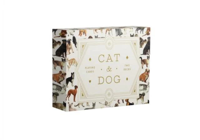 Cat  Dog Playing Cards Set by Marta Zafra