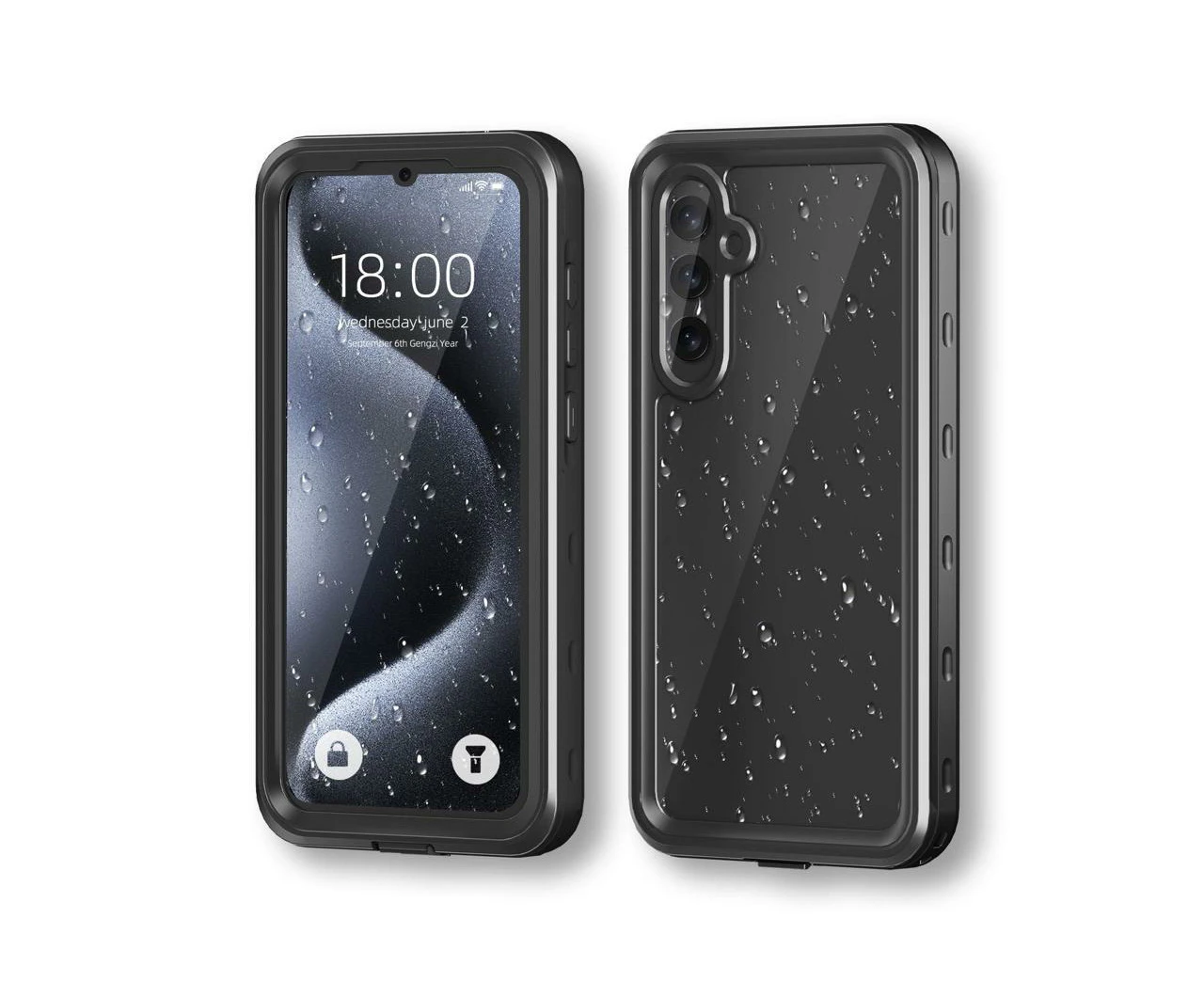 For Samsung Galaxy A35 5G Case Waterproof with Built-in Screen Protector [IP68 Underwater] Anti-Scratched Rugged Cover [360° Shockproof] Case