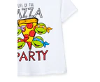 Teenage Mutant Ninja Turtles Boys Short Sleeved T-Shirt (White)