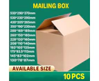 3-Layer Mailing Box Carton Small Medium Large Cardboard Parcel Boxes