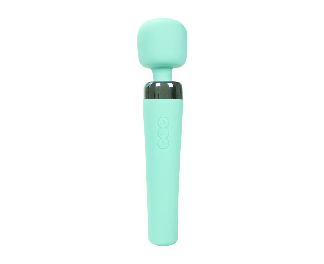 Waterproof Cordless Magic Wand Massager Body Massager -Green