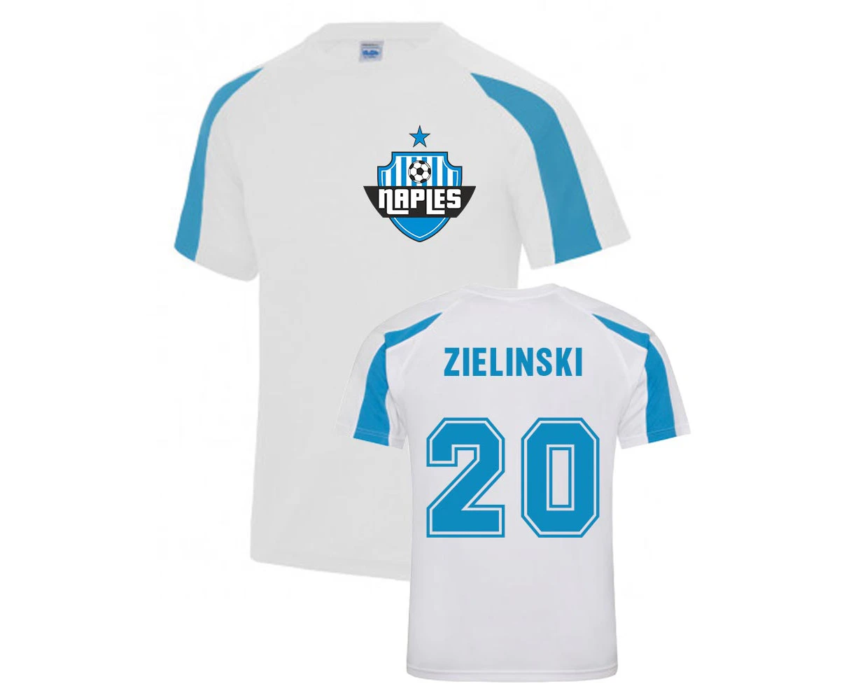 Piotr Zielinski Napoli Sports Training Jersey (White)