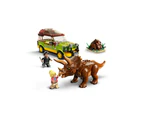 Lego® Jurassic Park Triceratops Research 76959 With Ford Explorer Car And Dino Figure, 30th Anniversary Collection