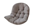 Hanging Egg Chair Cushion Sofa Swing Chair Seat Relax Cushion Padded Pad Covers-Dark Grey