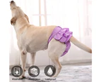 Dog Panties Diapers Female Dogs Physiological Pant Highly Absorbent Dog Period Underwear Reusable Washable Dog Menstrual Pants Apparel Accessories - GRAY