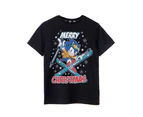 Sonic the Hedgehog Boys Short Sleeved T-Shirt (Black)