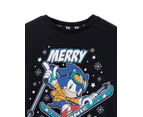 Sonic the Hedgehog Boys Short Sleeved T-Shirt (Black)