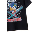 Sonic the Hedgehog Boys Short Sleeved T-Shirt (Black)