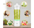 Portable Blender, Personal Blender for Shakes and Smoothies, Personal Smoothie Blender with USB Rechargeable, Strong Stainless-Steel Blades Fruit M