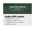 Green 50% UV Block Shade Cloth 3.66x20m Heavy Duty Plant Protection Mesh