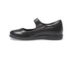 Womens Footwear Wide Steps Larissa Black Glove Flat