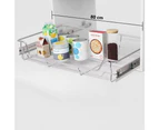 Slide Pull Out Sliding Kitchen Pantry Cabinet Storage Wire Baskets Rack 800 mm