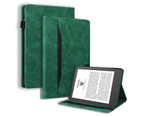 For Amazon 6" Kindle 11th Generation (2022 Release) Leather Case, with Pocket and Auto Sleep/Wake Function - Green