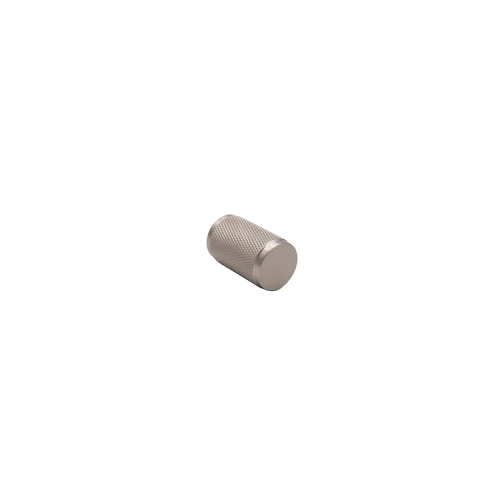 MANOVELLA Helena Knurled Cabinet Knob - 20mm - Brushed Nickel