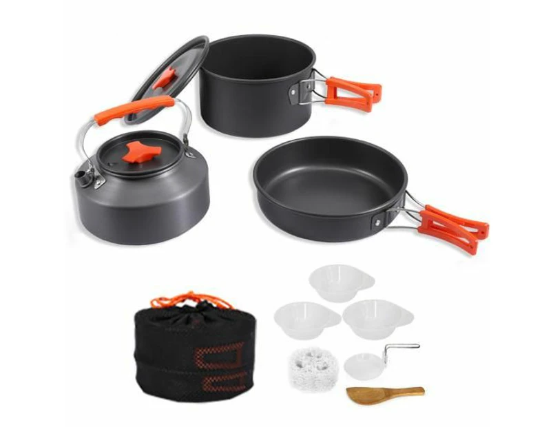 Camping Cooking Set, Non-Stick Lightweight Camping Pots and Pans Set  Outdoor Cooking & Picnic