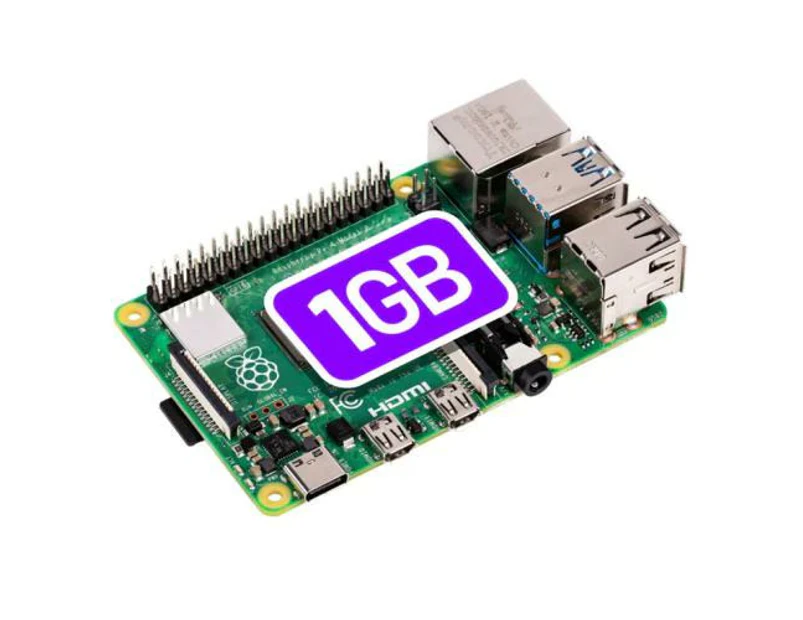 Raspberry Pi 4 Model B 1GB LPDDR4 Quad Core Cortex-A72 64-bit SoC 1.5GHz, 1GB [SC0192(9)]