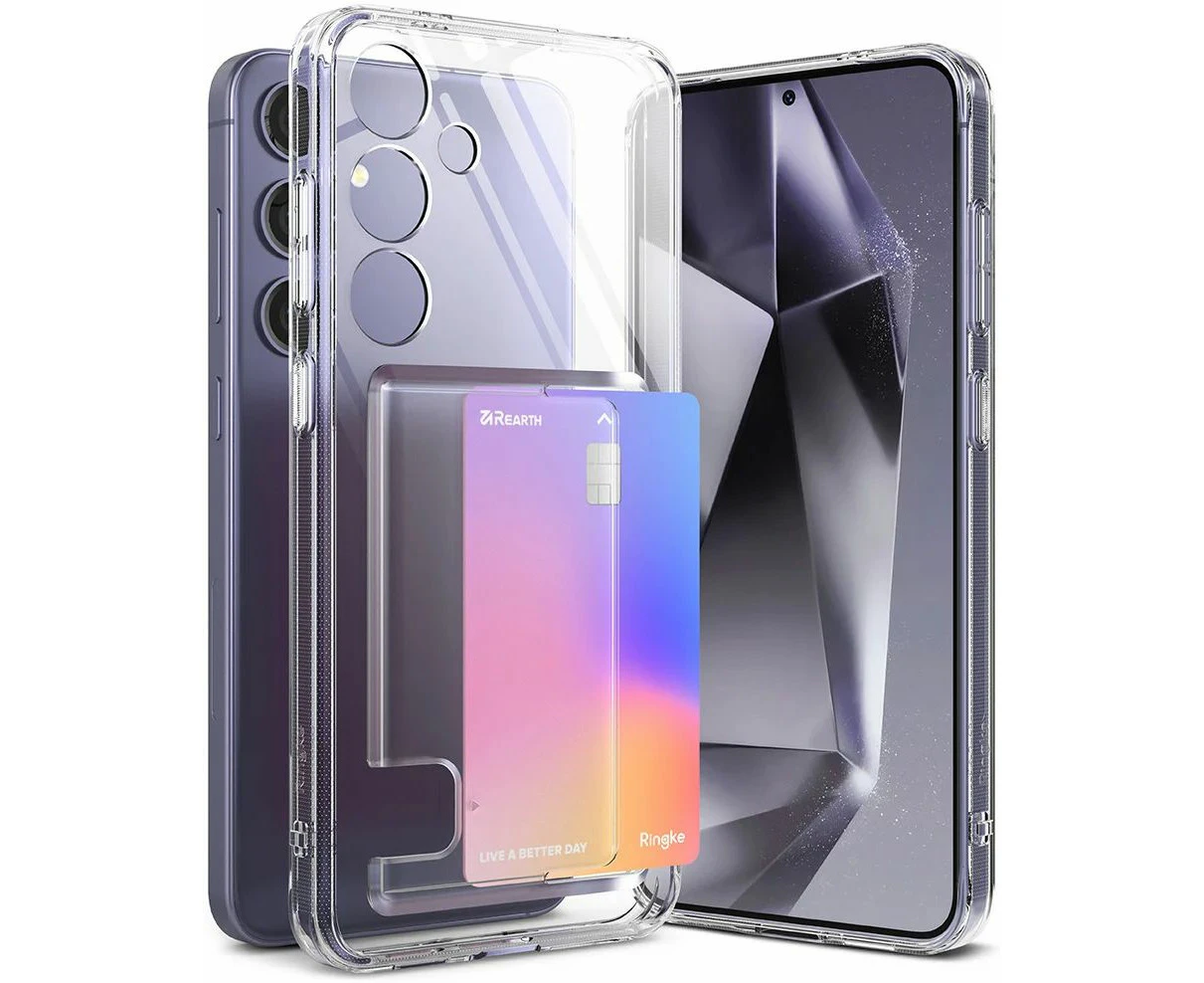 Ringke Fusion Card Samsung S24 Plus Case Card Holder - Clear