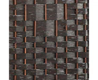 4 Panel Room Divider Screen Privacy Dividers Woven Wood Folding Brown