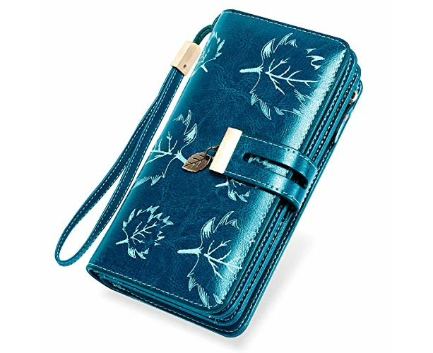 Ladies Purse RFID Blocking Women Purses Large Capacity Ladies Leather Wallets