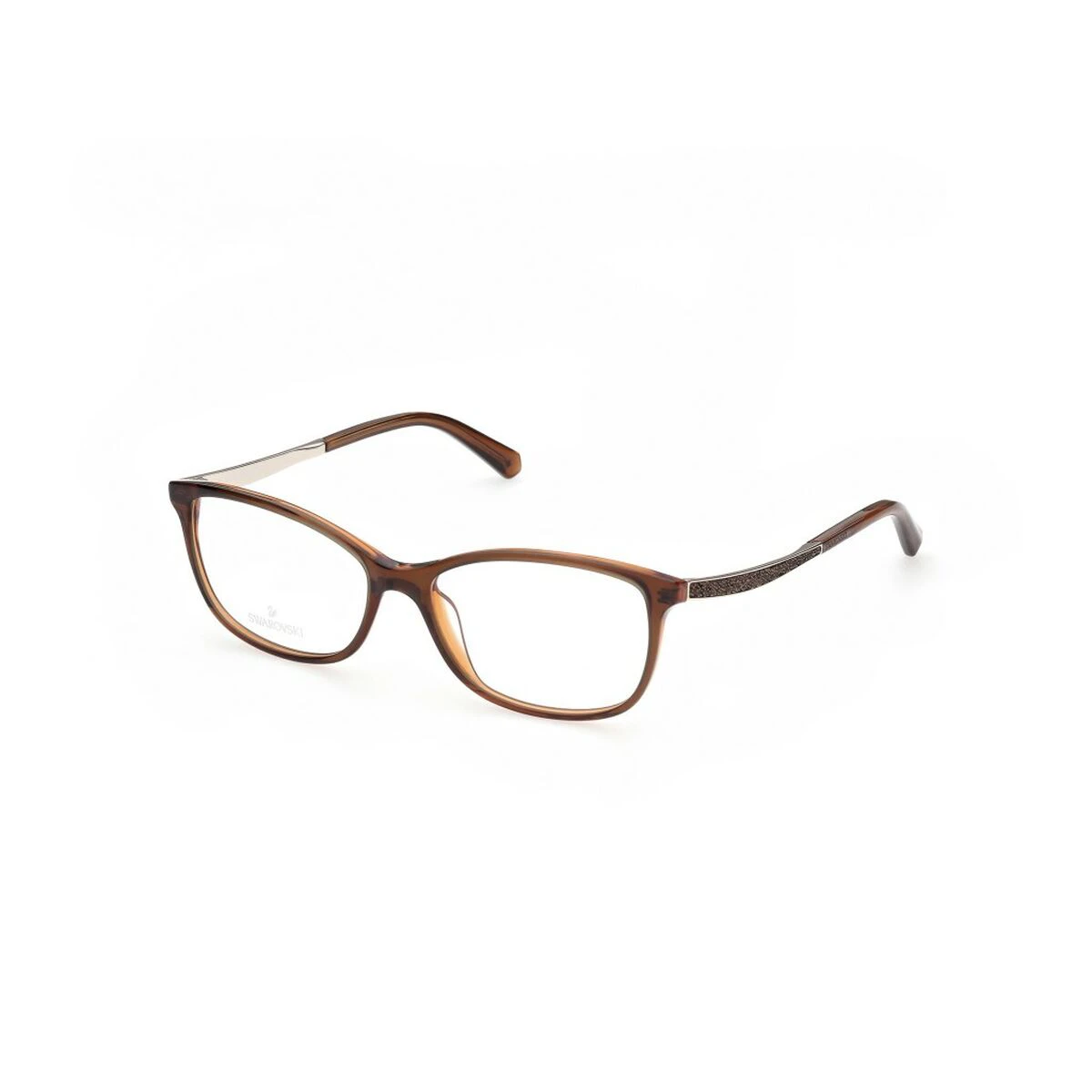 Women Spectacle Frame By Swarovski Sk541254050 Brown