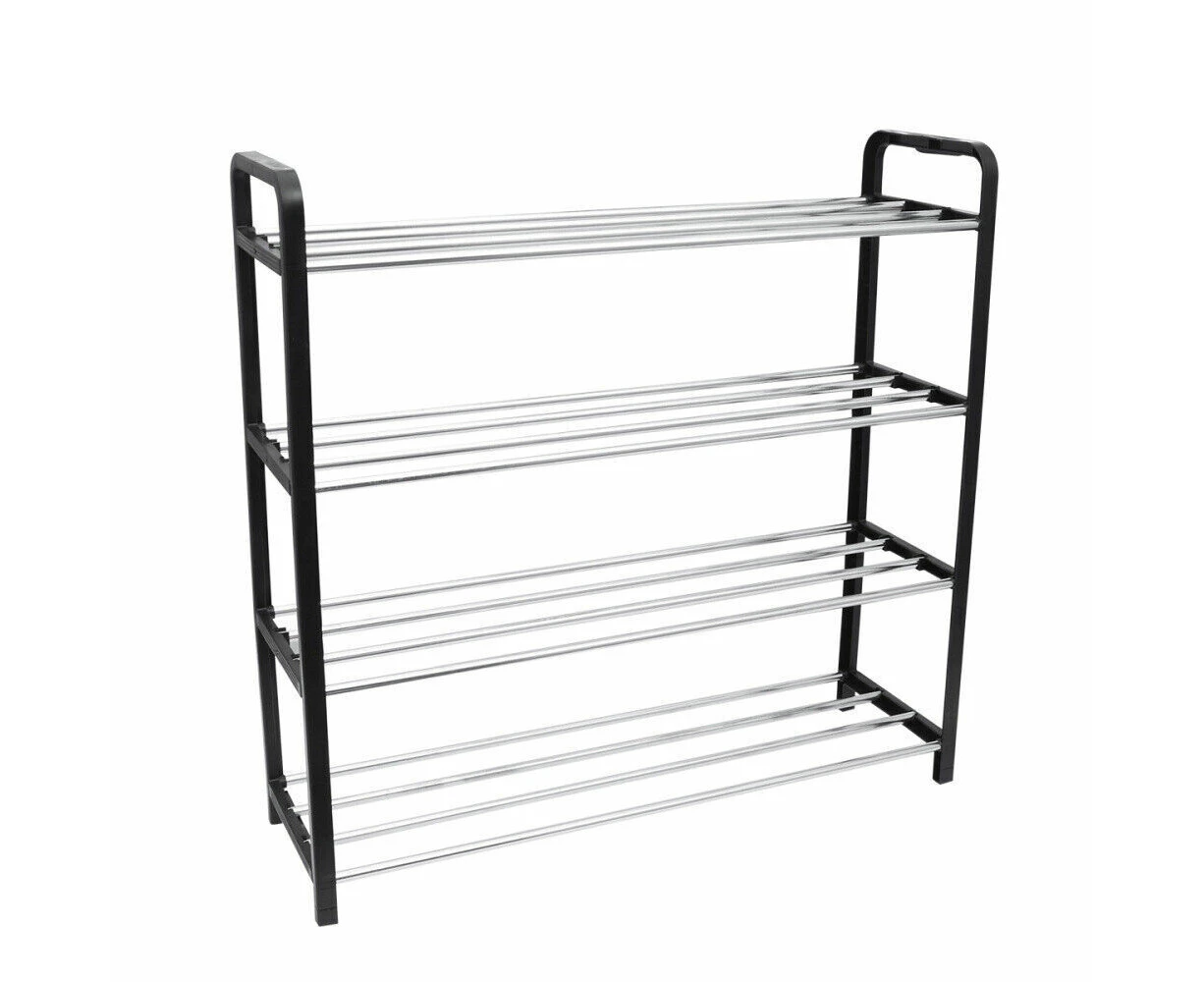 4 Tiers Layers Shoe Rack Storage Organizer Shelf Stand Shelves Shoe Storage