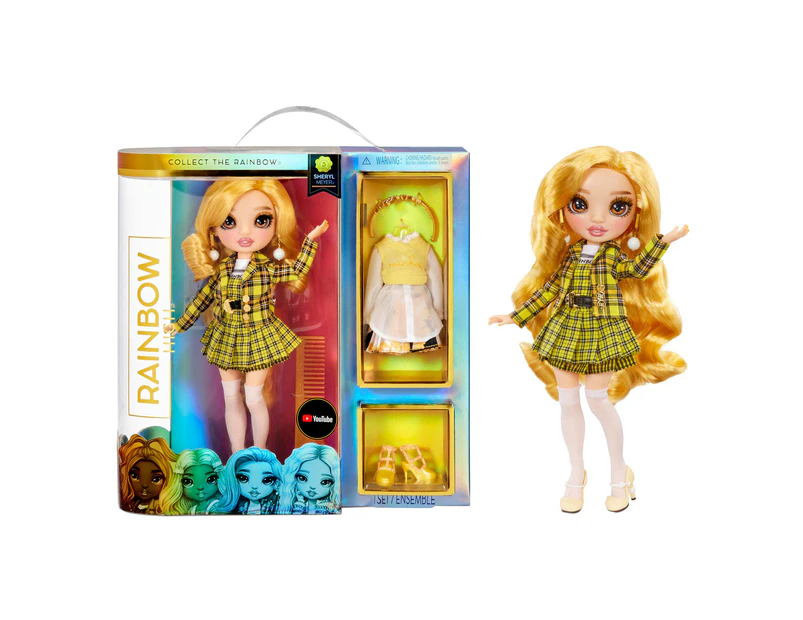 Rainbow High Fashion Doll - With 2 Outfits To Combine And Doll Accessories - Great Children Aged 6-12 Years - Sheryl Meyer - Marigold (yellow)