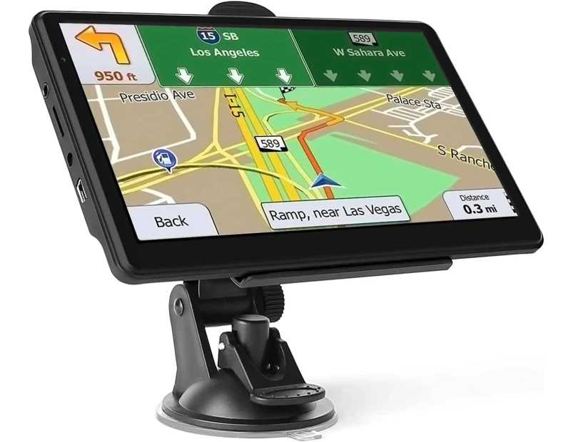 GPS Navigation for car, Latest 2023 Map 7-Inch HD Touch Screen 256-8GB Navigation System, with Voice Guidance and Speed ​​ Warning