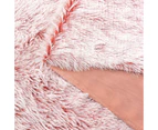 Gioia Casa Tie Dye Shaggy Microfibre Throw Blanket - Rose