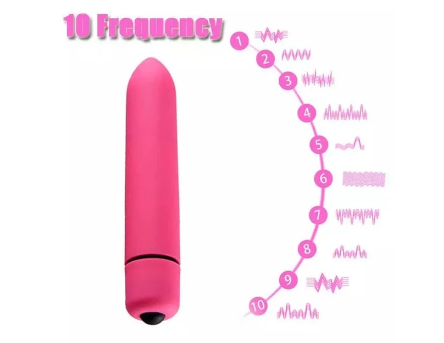 10 Speed Mini Bullet Vibrator For Women Waterproof Clitoris Stimulator Dildo Vibrator Sex Toys For Woman Sex Products - Pink