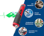 TOPEX 4V cordless Soldering Iron Glue Gun Nail gun w/ Charger