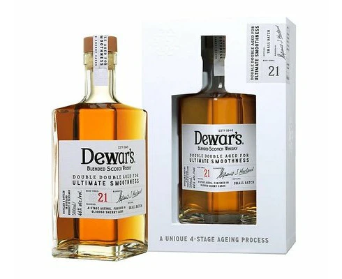 Dewar's 21 Years Double Double Aged Blended Scotch Whisky 500mL