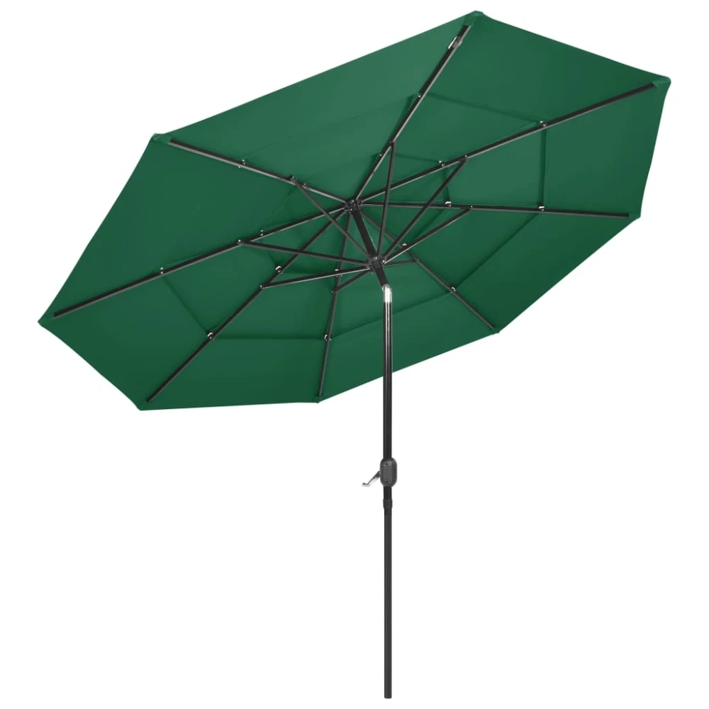 Stylish Garden Parasol 3m Outdoor Sunshade Tilting Anti UV Canopy Patio Umbrella