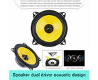 2pcs 4 Inch 300W Car Audio Speaker Heavy Mid-bass Ultra-thin Full Range Speaker