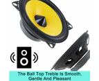 2pcs 4 Inch 300W Car Audio Speaker Heavy Mid-bass Ultra-thin Full Range Speaker