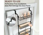 6-Tier Over Door Pantry Organizer for Kitchen and Bathroom Storage