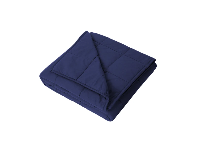 WEIGHTED BLANKET DOUBLE Heavy Gravity NAVY BLUE 6.8KG