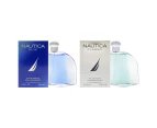 Nautica Classic Blue Kit by Nautica for Men 2 Pc Kit 2 x 3.4oz EDT Spray