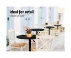 Bar Table Tables Kitchen Swivel Gas Lift Outdoor Round Metal Black