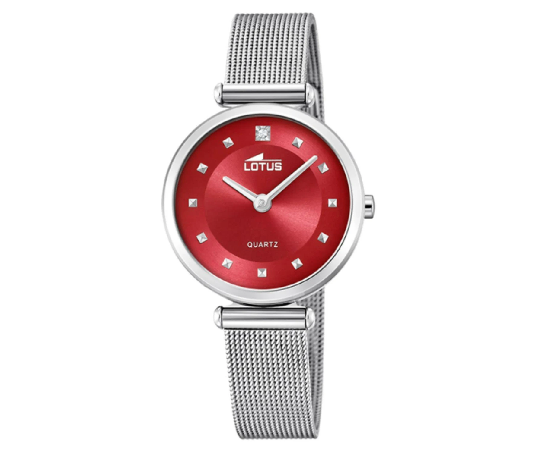 Lotus bliss Women Analog Quartz Watch with Stainless Steel bracelet Red