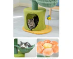 Hollypet Flower Cat Activity Tree Natural Sisal with Scratching Post-B