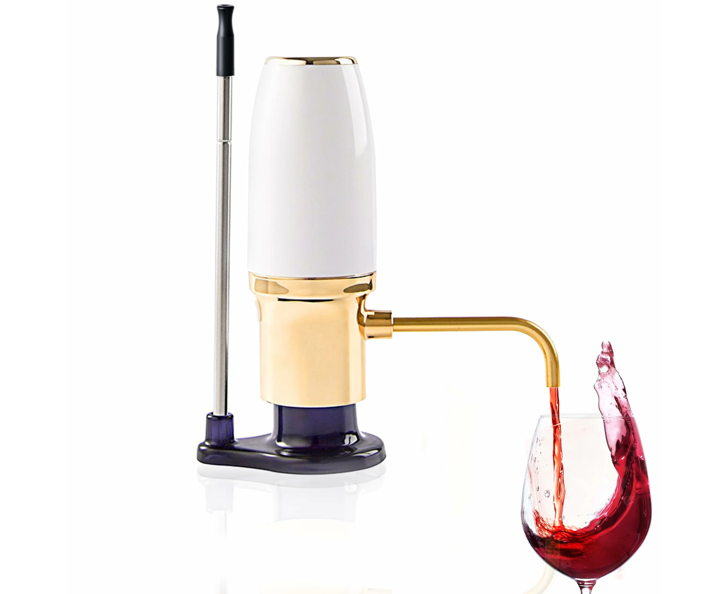 Electric Wine Aerator Pourer Automatic Wine Dispenser Pourer Spout with USB Rechargeable, Electric Wine Decanter and Wine Pourer, Best Gift for Wine