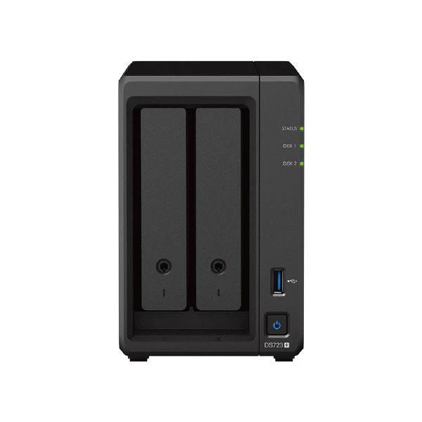 Synology DiskStation DS723  2-bay 2GB DDR4  -Up to 471 225 MB s read write -Up to 10GbE networking -2 x M.2 NVMe cache  storage pool