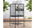 Advwin Bird Cage 146cm Large Cage Aviary Parrot Budgie Pet Cage Wheel w/Brake