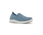 Womens Bellissimo Laken Light Blue Slip On Sneaker Shoes Synthetic - Light Blue