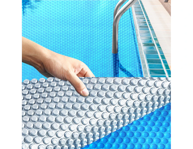 Solar Swimming Pool Cover 400 Micron Outdoor Bubble Blanket Heater Size 11 X 4M