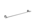 MED24BN Medoc Single Towel Rail Brushed Nickel