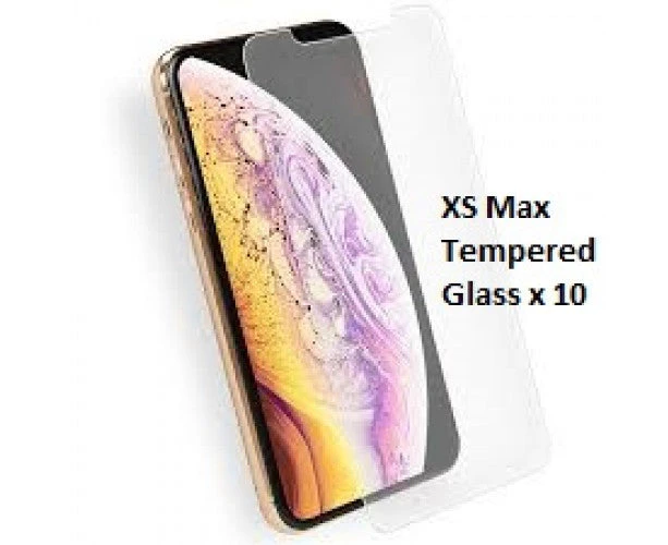 Tempered Glass Screen Protector for iPhone XS Max / iPhone 11 Pro Max (6.5") (Pk of 10)