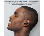 Black-Wireless Headphones Stereo Surround LED Power Display Bluetooth-compatible 5.1 High-Performance Touch Control Wireless Earbud Sports
