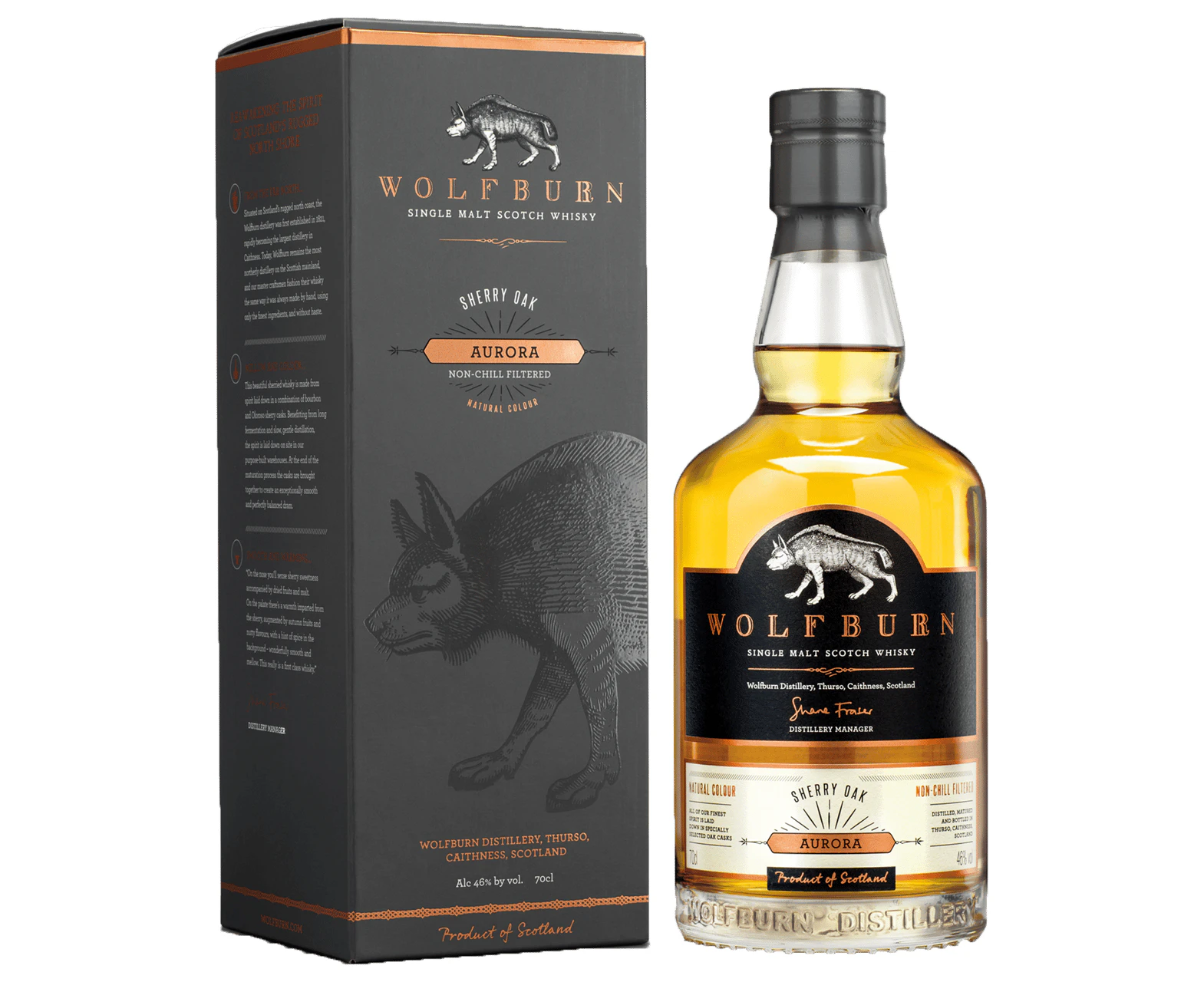 Wolfburn Aurora Single Malt Scotch Whisky 700mL